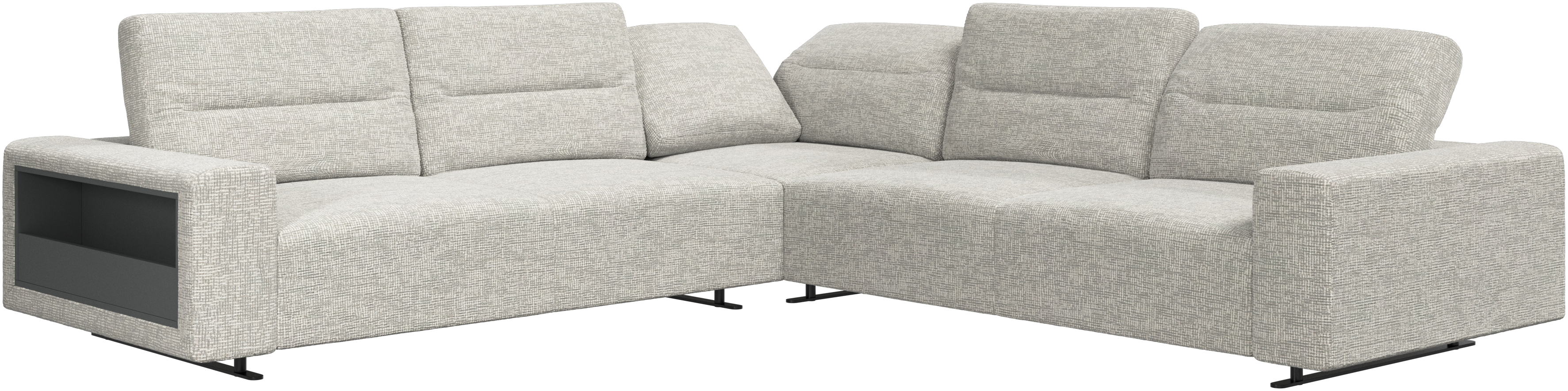 Hampton コーナーソファ （リクライニング機能＆左収納付き） | sofa